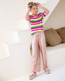 Like FLO - Rosé gouden broek
