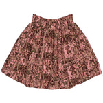 LEVV - Rok met bruin/roze vlekkenprint