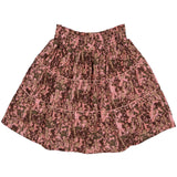 LEVV - Rok met bruin/roze vlekkenprint