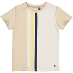LEVV - Lichte T-shirt met verticale strepen