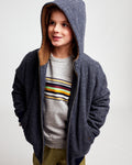 American Outfitters - Grijze sweater met horizontale strepen