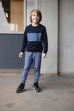 LEVV - Donkerblauwe sweater