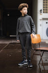 LEVV - Kaki hoodie met opdruk