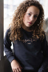 LEVV - Donkergrijze sweater 'essential soul'