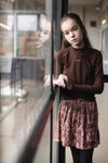 LEVV - Rok met bruin/roze vlekkenprint