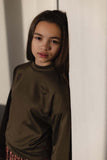 LEVV - Kakigroene sweater