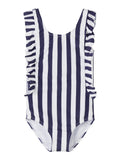 Name it - Blauw/wit gestreept badpak