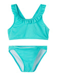 Name it - Blauwe bikini met franjes aan de bandjes
