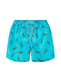 Name it - Blauwe zwemshort met ananassen