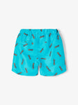 Name it - Blauwe zwemshort met ananassen