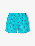 Name it - Blauwe zwemshort met ananassen