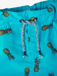 Name it - Blauwe zwemshort met ananassen