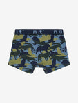 Name it - 2 donkerblauwe boxershorts (met wilde dieren)