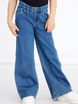 Name it - Blauwe jeansbroek met wijde pijpen