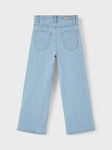 Name it - Lichtblauwe wijde broek