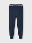 Name it - Donkerblauwe pyjama met basketprint