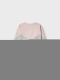 Name it - Colorblock sweater (grijs/roze)
