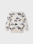 Name it - Beige sweater met tractors