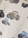 Name it - Beige sweater met tractors