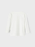Name it - Witte T-shirt met lange mouwen met beer