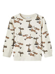 Name it - Beige sweater met ezels