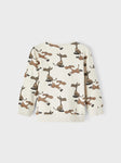 Name it - Beige sweater met ezels