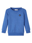 Name it - Blauwe trui met aanhalingsteken