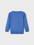 Name it - Blauwe trui met aanhalingsteken