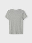 Name it - Grijs T-shirt met foto opdruk