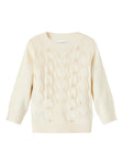 Name it - Beige gebreide trui