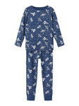 Name it - Donkerblauwe pyjama met raketten