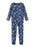 Name it - Donkerblauwe pyjama met raketten
