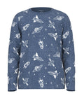 Name it - Donkerblauwe pyjama met raketten