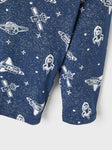 Name it - Donkerblauwe pyjama met raketten
