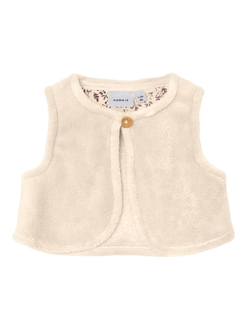 Name it - Ecru teddy gilet