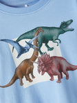 Name it - Lichtblauwe T-shirt met lange mouwen