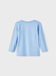 Name it - Lichtblauwe T-shirt met lange mouwen