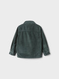 Name it - Groenig hemd uit ribstof