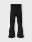 Name it - Zwarte stoffen broek met wijde pijpen