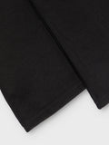 Name it - Zwarte stoffen broek met wijde pijpen