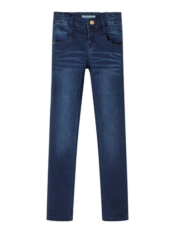 Name It - Donkerblauwe jeansbroek voor meisjes