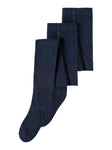 Name it - 2 Paar donkerblauwe kousenbroeken