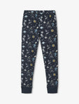 Name it - Donkerblauwe pyjama met ruimteprint