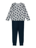 Name it - Donkerblauwe pyjama met rugbyballen