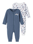 Name it - Set van 2 blauwe pyjama's