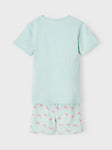 Name it - Muntgroene pyjama met flamingo's