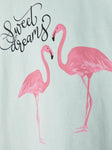 Name it - Muntgroene pyjama met flamingo's