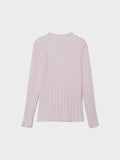 Name it - Lichtroze T-shirt met lange mouwen