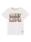 Name it - Wit T-shirt 'salt life'