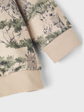 Name it - Beige sweater met jungle print